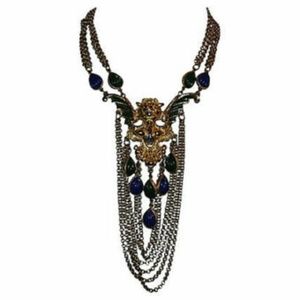 Gold Griffin Runway Pendant Necklace